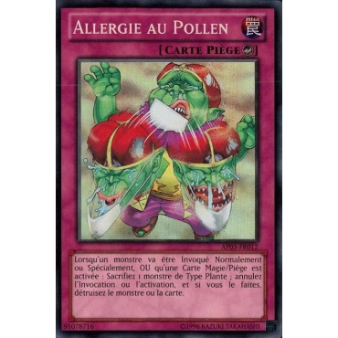 Allergie au Pollen AP03-FR012