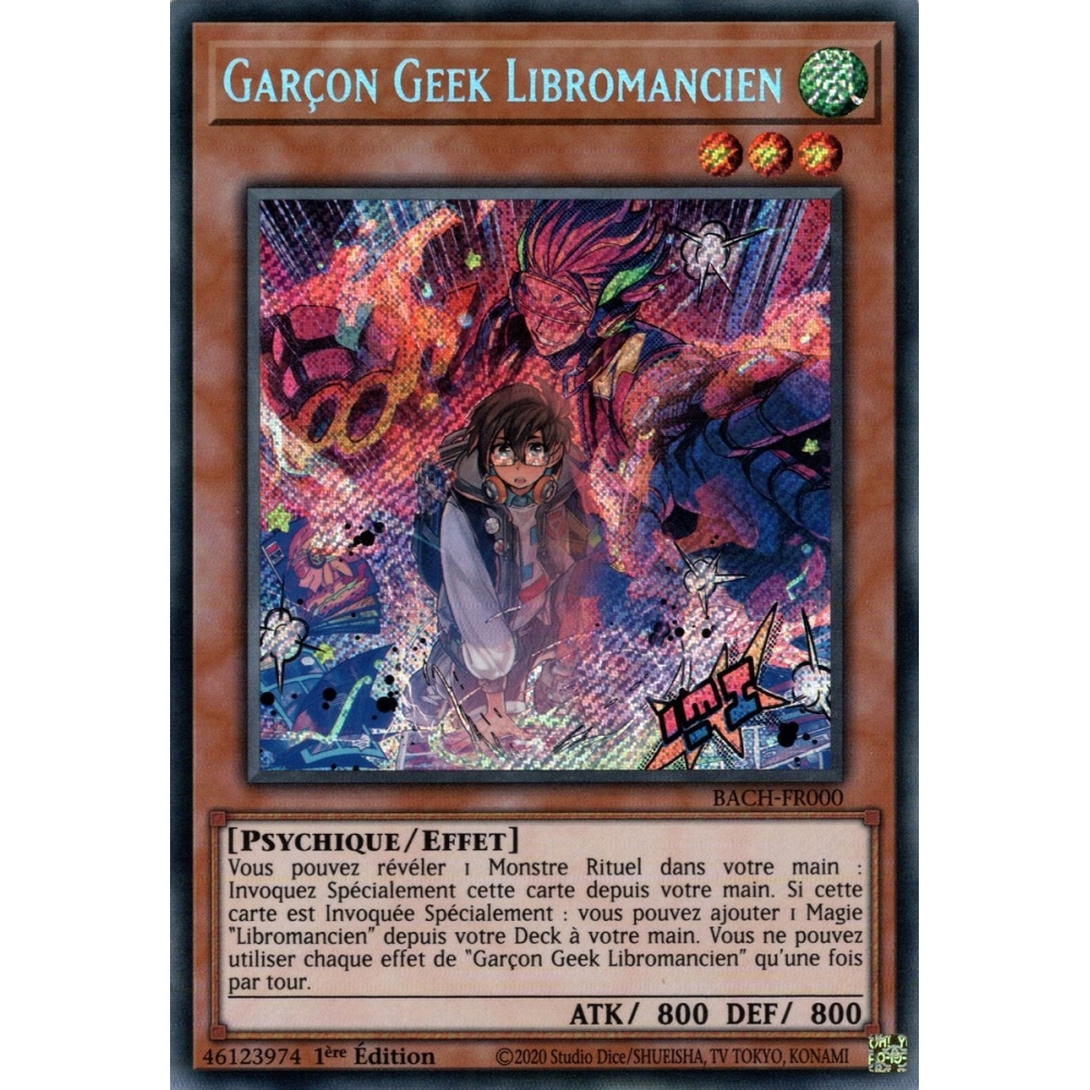 Garçon Geek Libromancien BACH-FR000