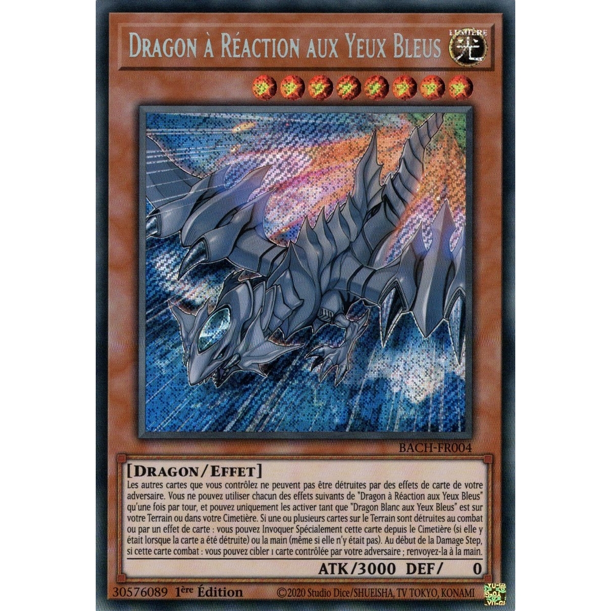Dragon à Réaction aux Yeux Bleus BACH-FR004