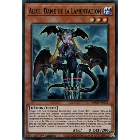 Alice Dame de la Lamentation BACH-FR028