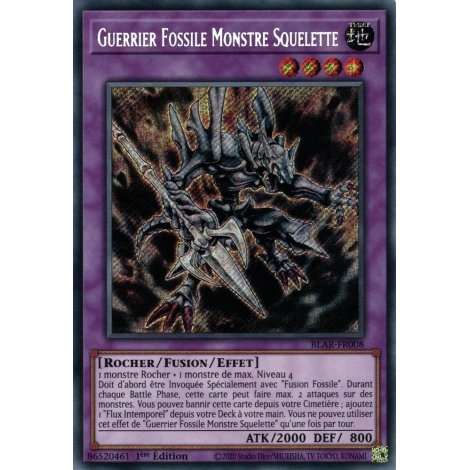 Guerrier Fossile Monstre Squelette BLAR-FR008