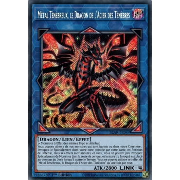 Métal Ténébreux le Dragon de l'Acier des Ténèbres BLAR-FR047
