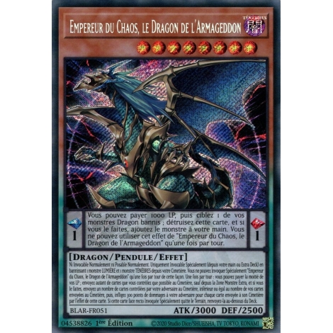 Empereur du Chaos le Dragon de l'Armageddon BLAR-FR051