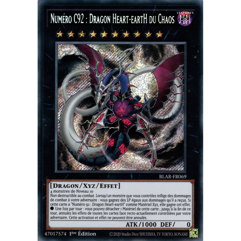 Numéro C92: Dragon Heart-eartH du Chaos BLAR-FR069