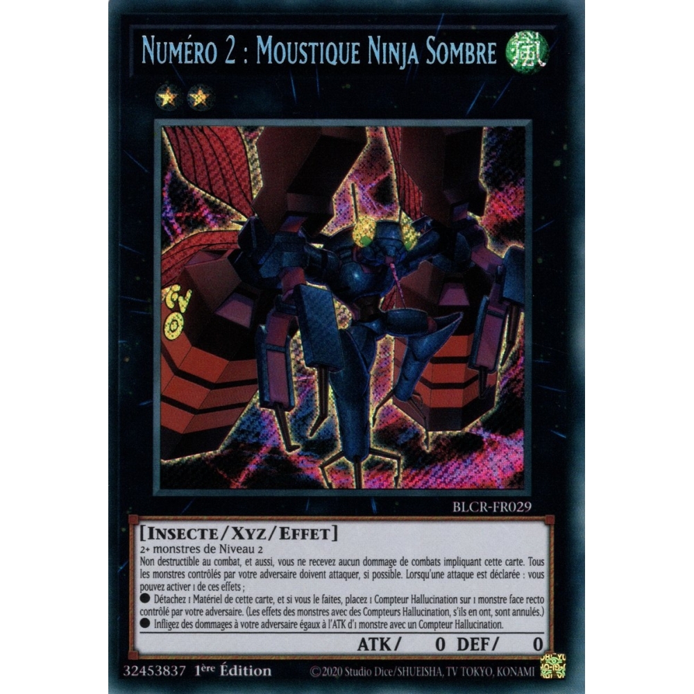 Numéro 2 : Moustique Ninja Sombre BLCR-FR029