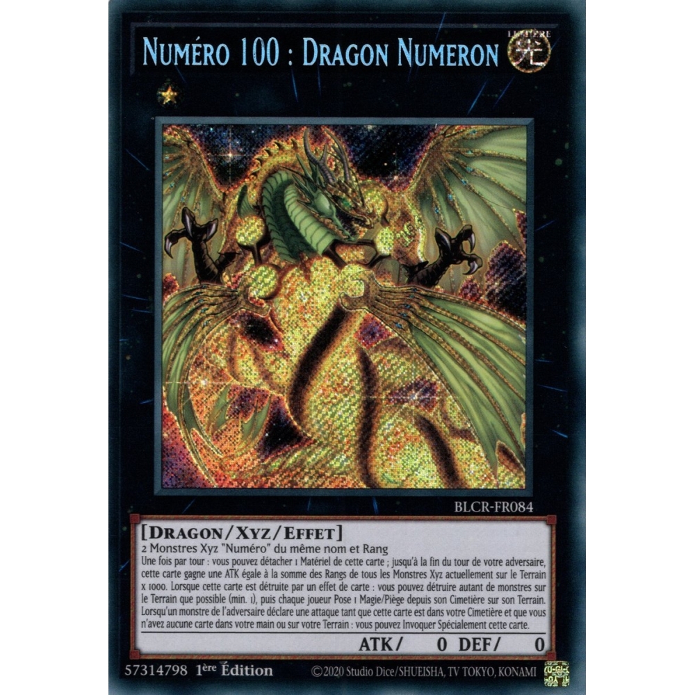 Numéro 100 : Dragon Numeron BLCR-FR084