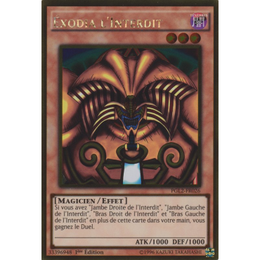 Éxodia l'Interdit BLCR-FR101