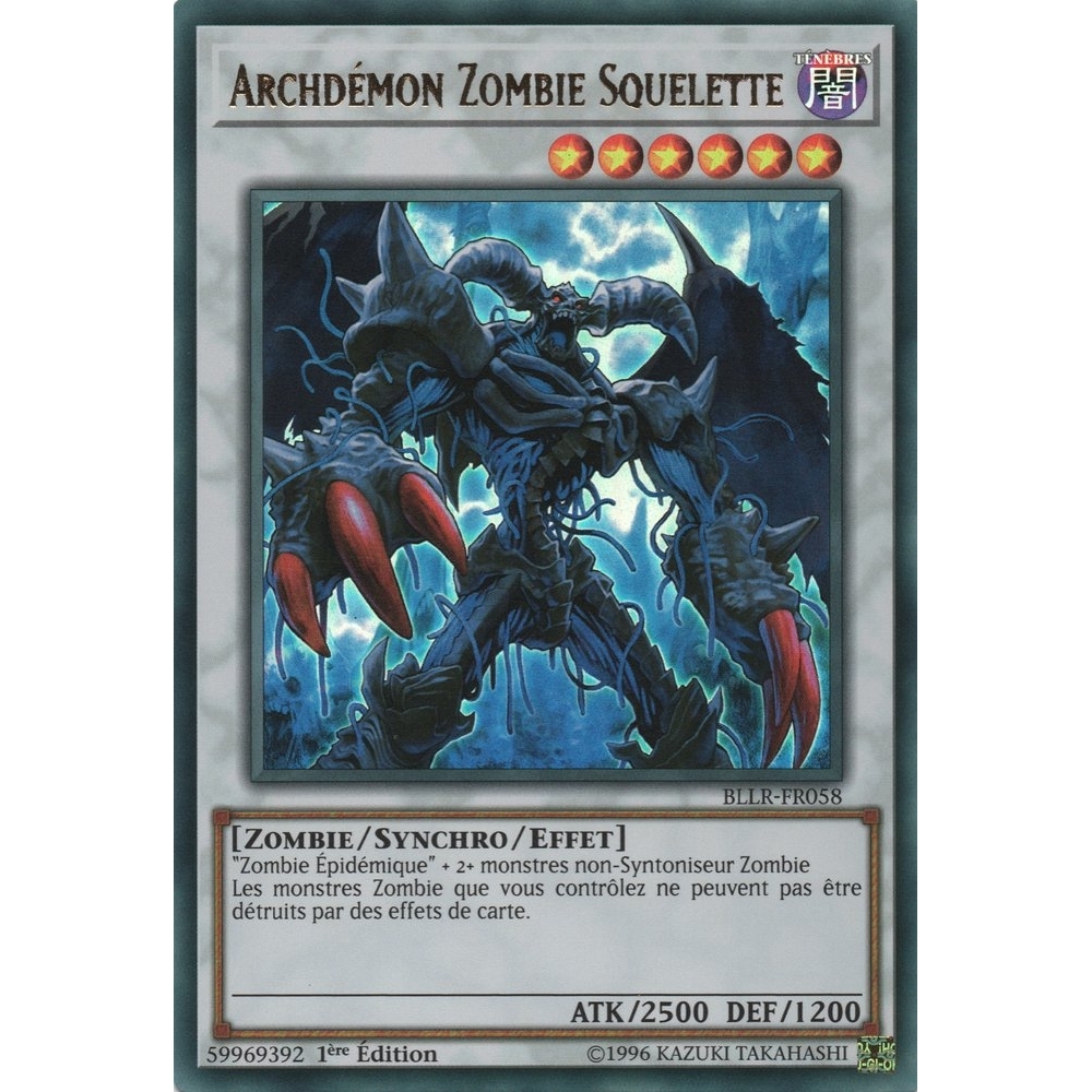 Archdémon Zombie Squelette BLLR-FR058