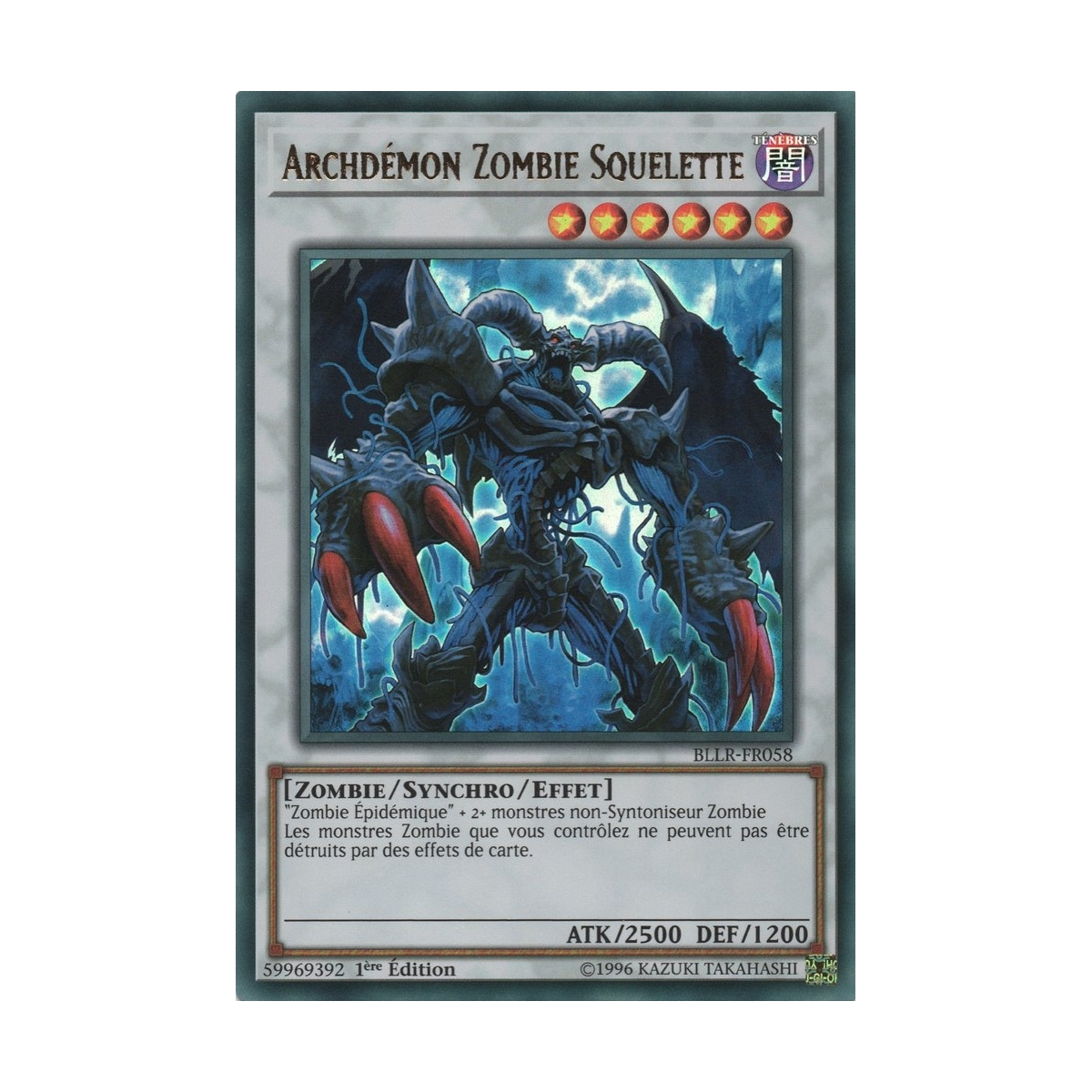 Archdémon Zombie Squelette BLLR-FR058