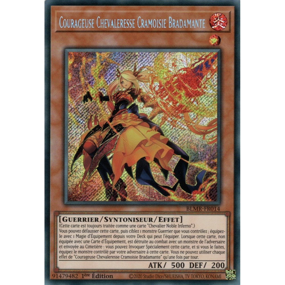 Courageuse Chevaleresse Cramoisie Bradamante BLMR-FR014