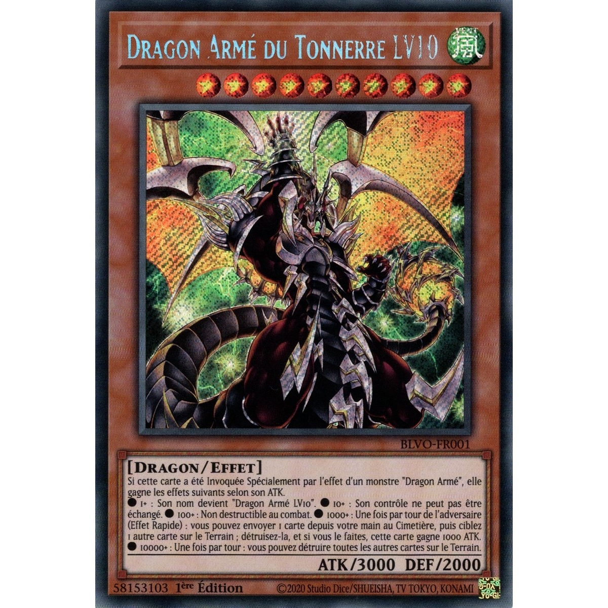 Dragon Armé du Tonnerre LV10 BLVO-FR001