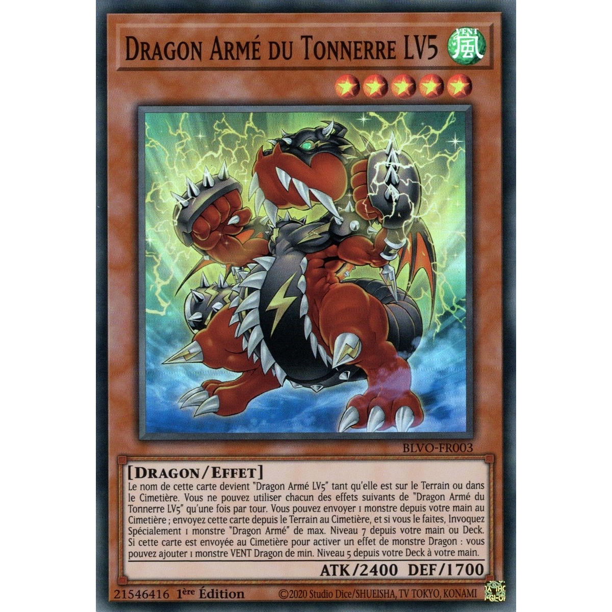 Dragon Armé du Tonnerre LV5 BLVO-FR003