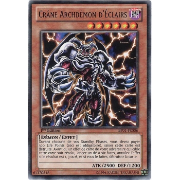 Crâne Archdémon d'Éclairs BP01-FR006