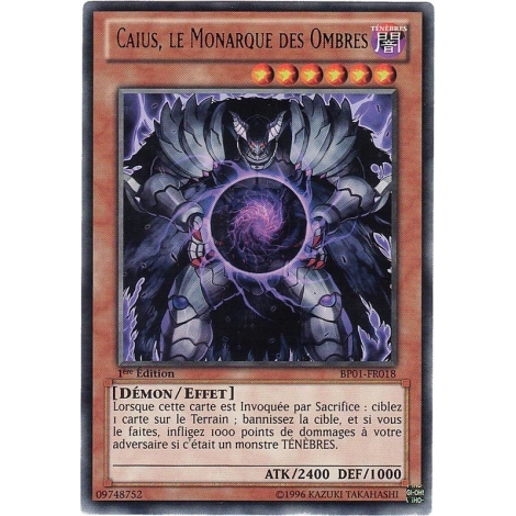 Caius le Monarque des Ombres BP01-FR018