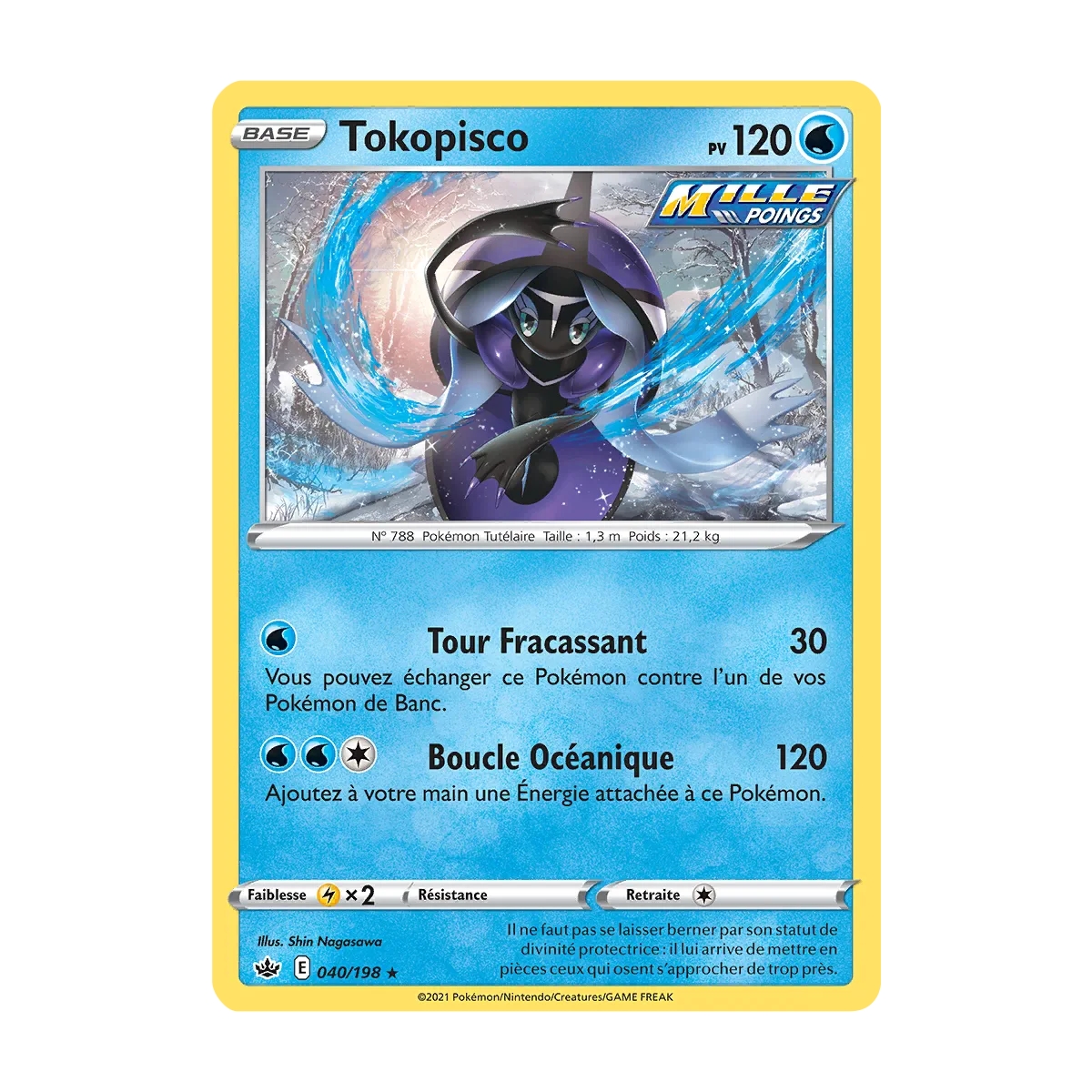 Tokopisco 040/198 extension Pokémon Épée et Bouclier Règne de Glace