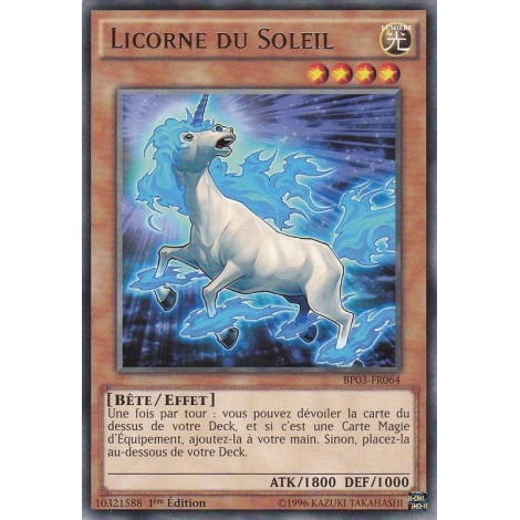 Licorne du Soleil BP03-FR064