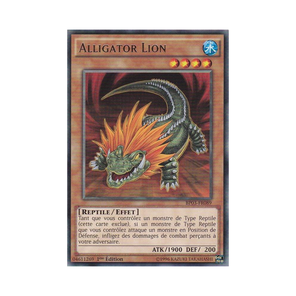 Alligator Lion BP03-FR089