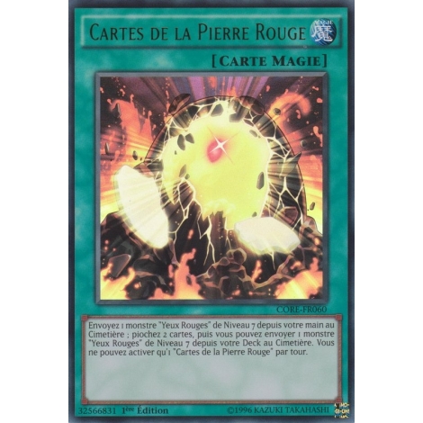 Cartes de la Pierre Rouge CORE-FR060