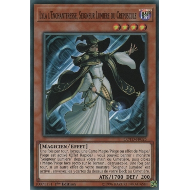 Lyla l'Enchanteresse Seigneur Lumière du Crépuscule COTD-FR025