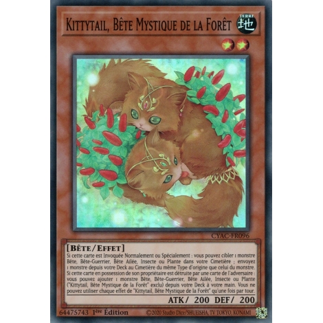 Kittytail Bête Mystique de la Forêt CYAC-FR096