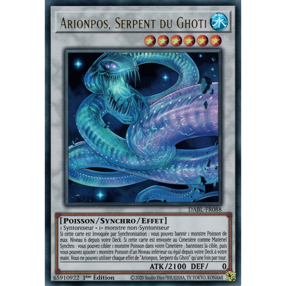Arionpos Serpent du Ghoti DABL-FR088