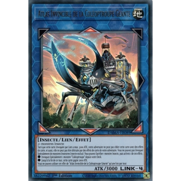 Atlas Invincible de la Coléoptroupe Géante DAMA-FR089