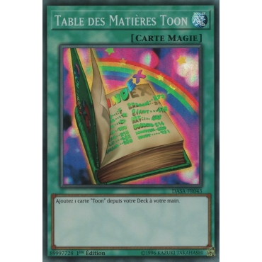 Table des Matières Toon DASA-FR043