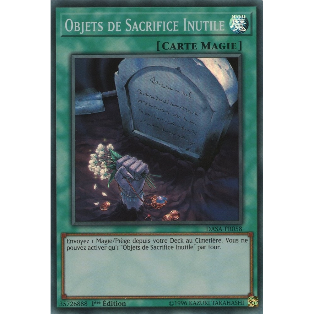 Objets de Sacrifice Inutile DASA-FR058