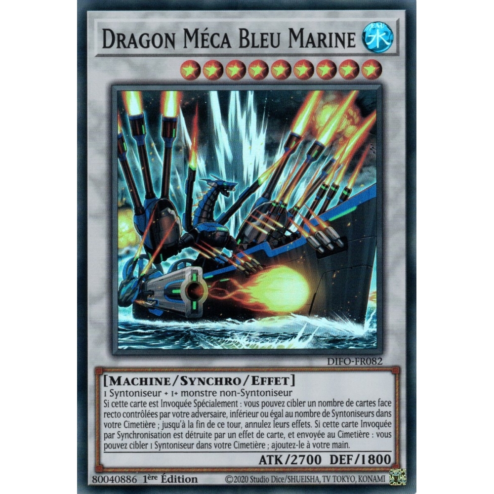 Dragon Méca Bleu Marine DIFO-FR082