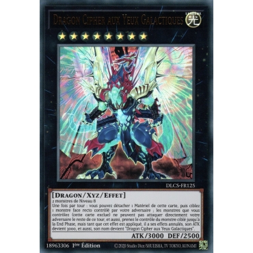 Dragon Cipher aux Yeux Galactiques DLCS-FR125