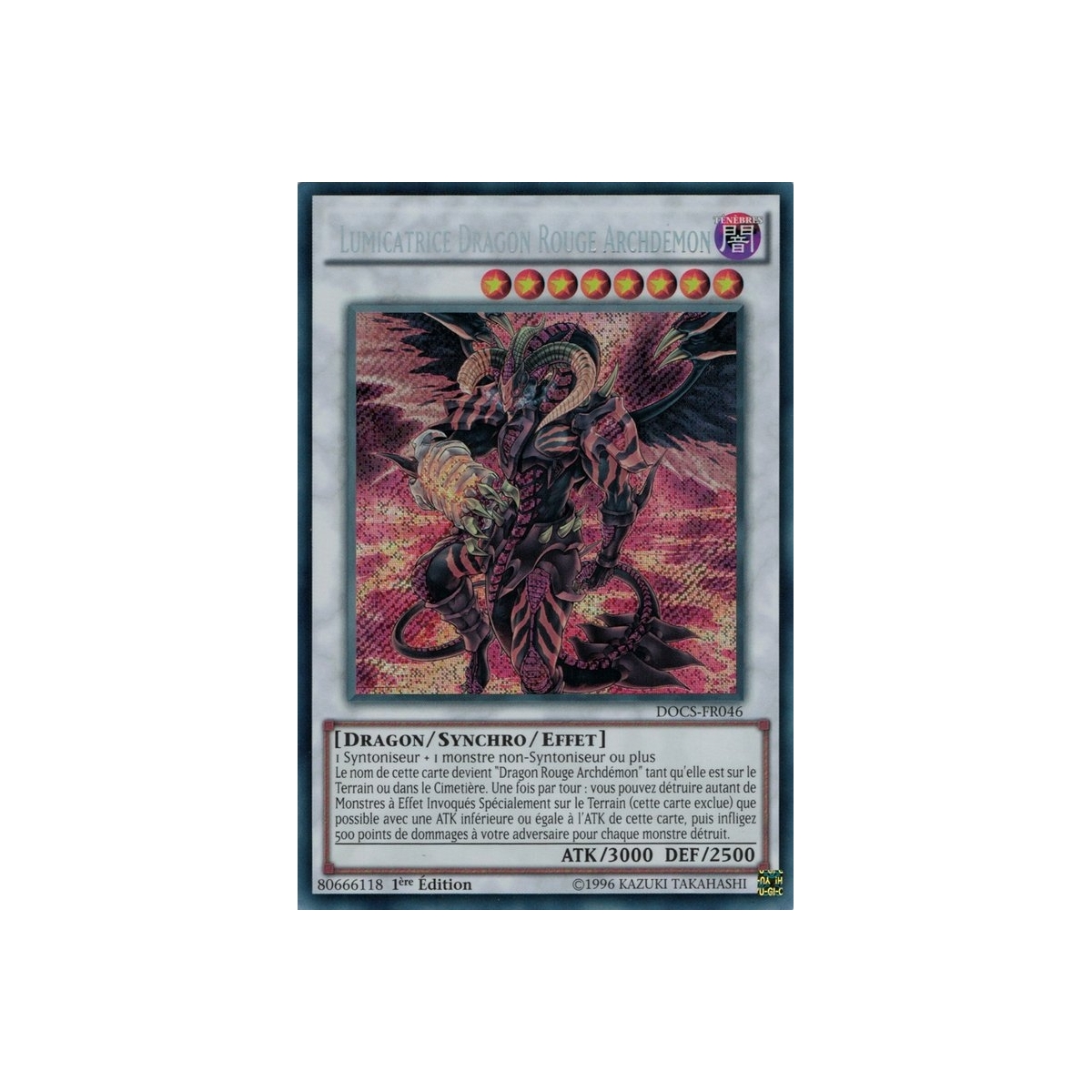 Lumicatrice Dragon Rouge Archdémon DOCS-FR046