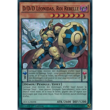 D/D/D Léonidas Roi Rebelle DOCS-FR098