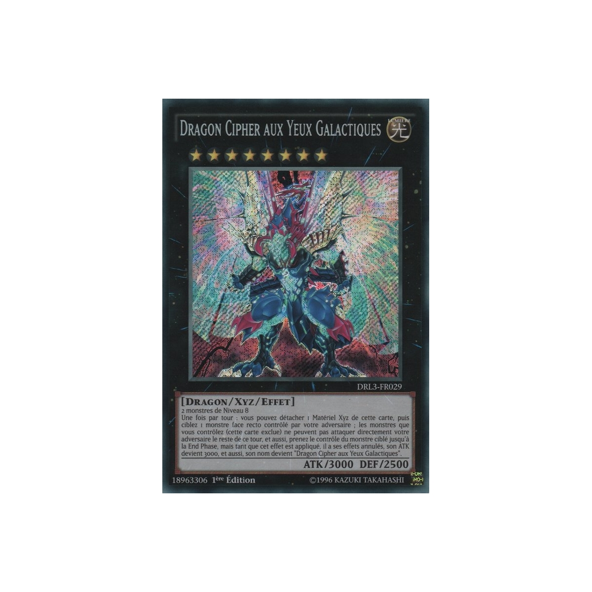 Dragon Cipher aux Yeux Galactiques DRL3-FR029