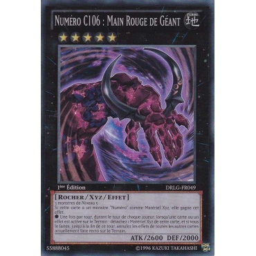 Numéro C106 : Main Rouge de Géant DRLG-FR049