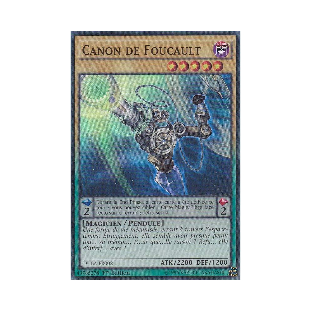 Canon de Foucault DUEA-FR002