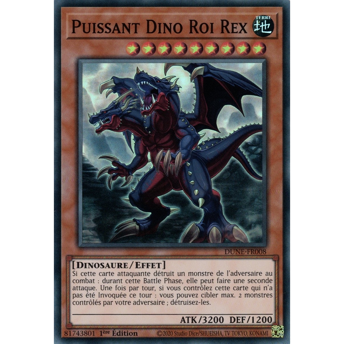 Puissant Dino Roi Rex DUNE-FR008