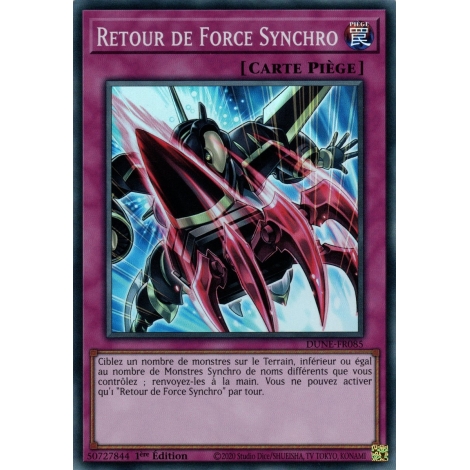 Retour de Force Synchro DUNE-FR085
