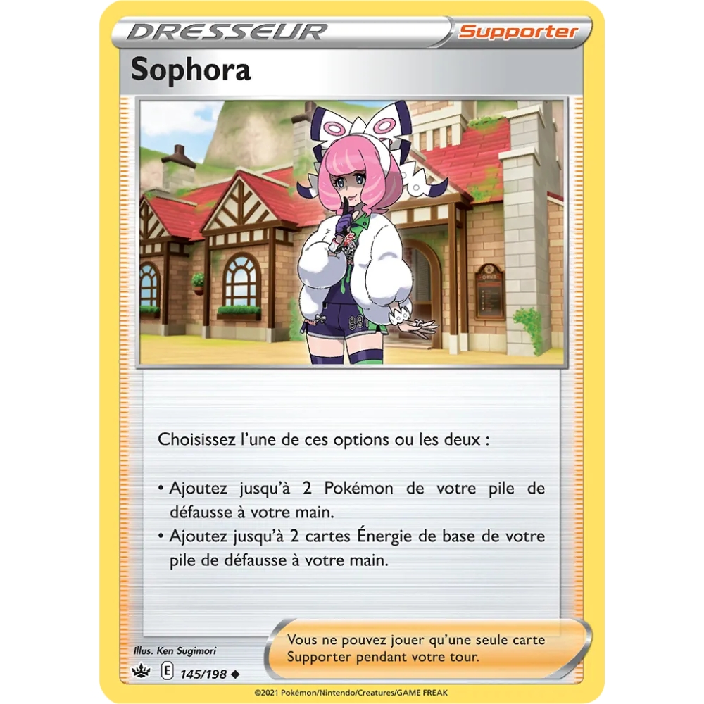 Sophora Brillante de Pokémon Épée et Bouclier Règne de Glace 145/198