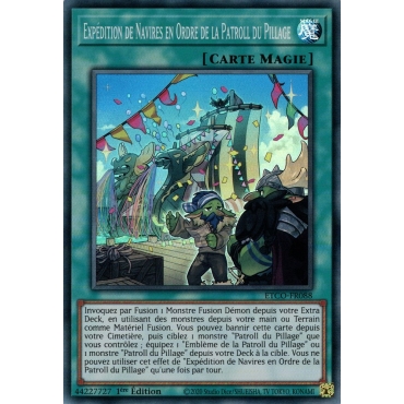 Expédition de Navires en Ordre de la Patroll du Pillage ETCO-FR088