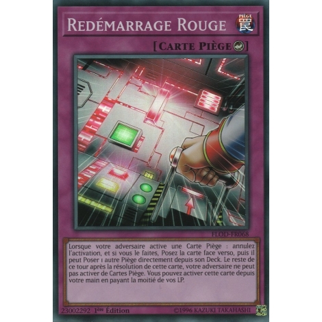 Redémarrage Rouge FLOD-FR068