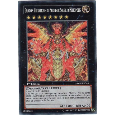 Dragon Hiératique du Seigneur Soleil d'Héliopolis GAOV-FR048