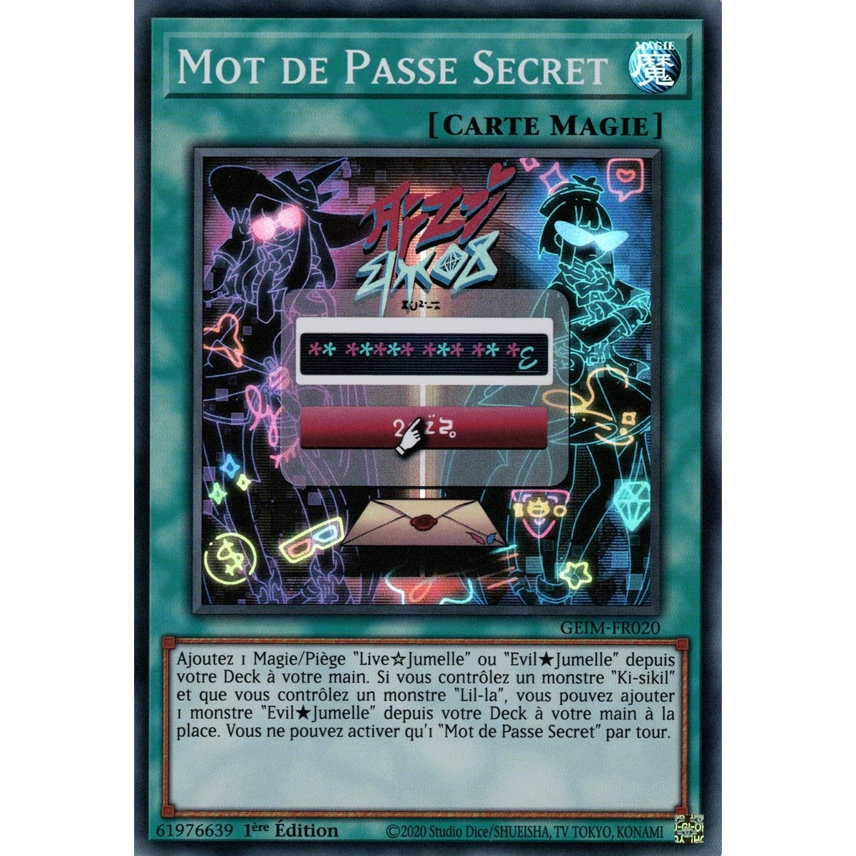 Mot de Passe Secret GEIM-FR020