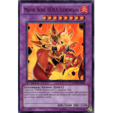 Maître Nova HÉROS Élémentaire GENF-FR093