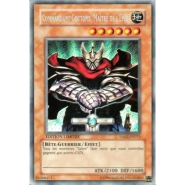 Commandant Gottoms Maître de l'Épée HA01-FR013