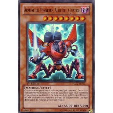 Armure du Tonnerre Allié de la Justice HA02-FR021