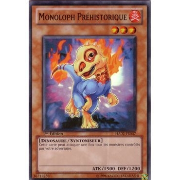 Monoloph Préhistorique HA02-FR037