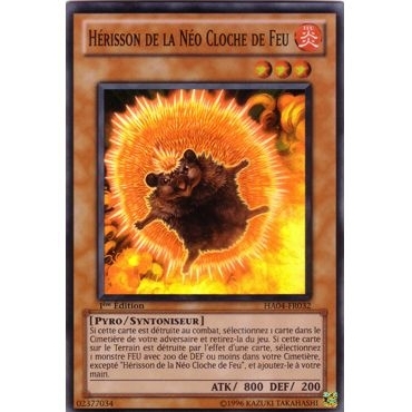 Hérisson de la Néo Cloche de Feu HA04-FR032