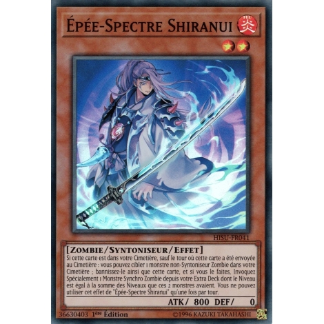 Épée-Spectre Shiranui HISU-FR041