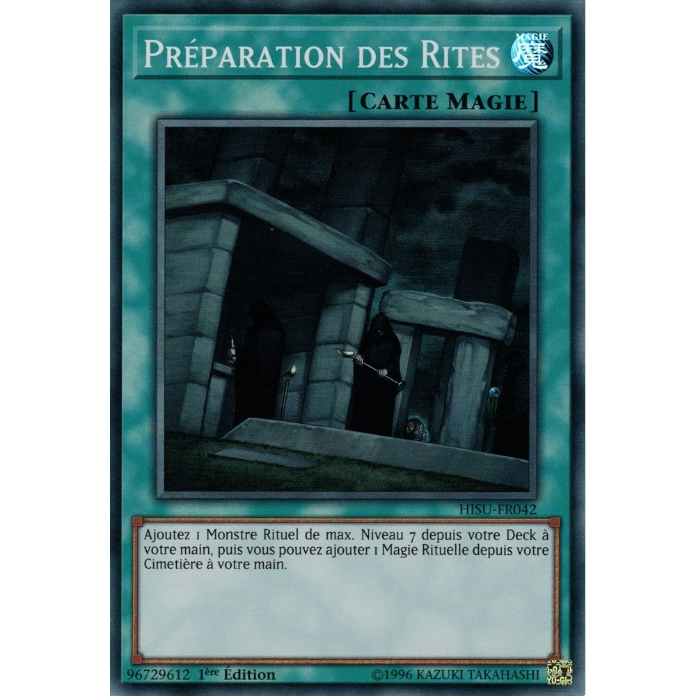 Préparation des Rites HISU-FR042