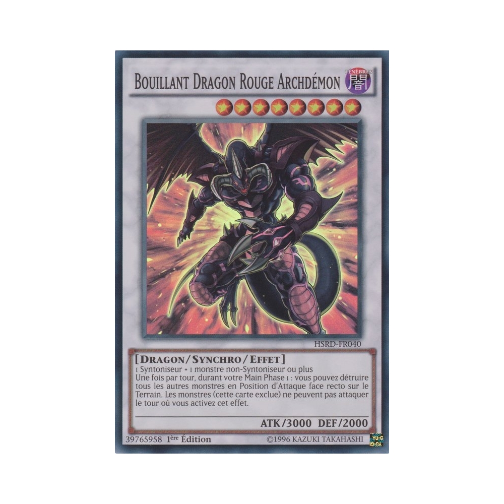 Bouillant Dragon Rouge Archdémon HSRD-FR040